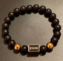 Load image into Gallery viewer, Men&#39;s 10mm Alpha Phi Alpha Beaded Bracelet