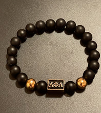 Load image into Gallery viewer, Men&#39;s 10mm Alpha Phi Alpha Beaded Bracelet
