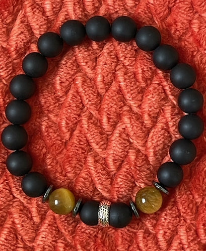 Men's Beaded Bracelet 10mm