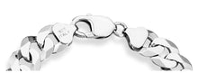 Load image into Gallery viewer, Italian Sterling Silver Solid Diamond Cut Cuban Bracelet