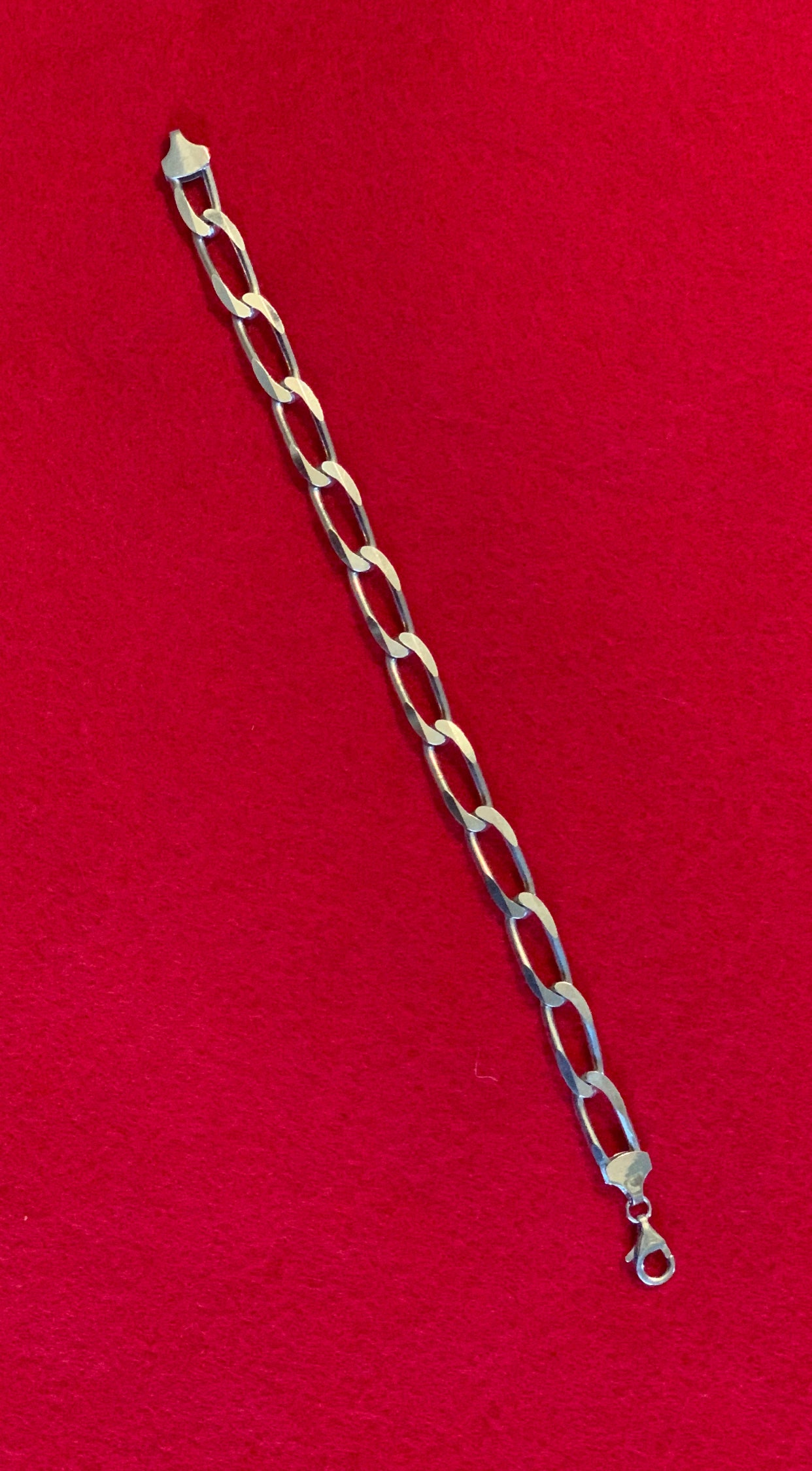 8mm 925 Sterling Silver Curb Chain 8mm