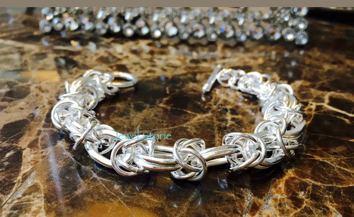 925 Sterling Silver Chain Link Bracelet