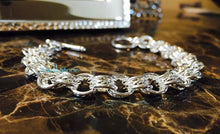 Load image into Gallery viewer, 925 Sterling Silver Chain Link Cuff Bracelet