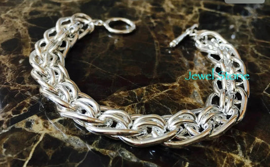 925 Sterling Silver Chain Link Bracelet