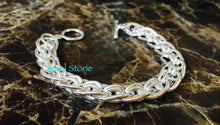 Load image into Gallery viewer, 925 Sterling Silver Chain Link Bracelet