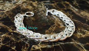 925 Sterling Silver Chain Link Bracelet